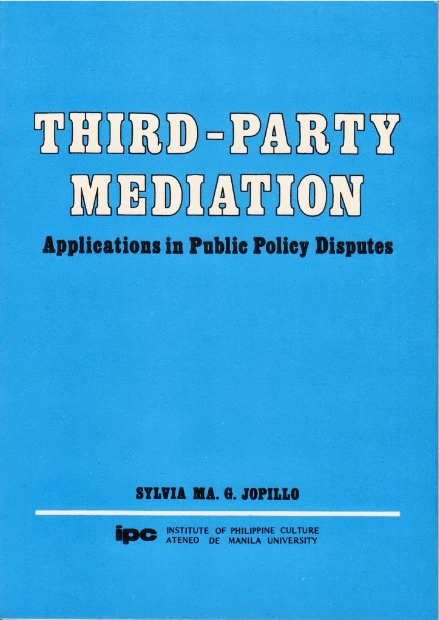 Third-party Mediation: Applications in Public Policy Disputes